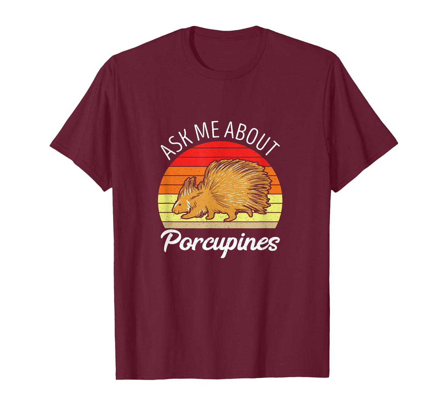 Porcupine Ask Me About Expert Lover Nature Animal Rodent T-Shirt