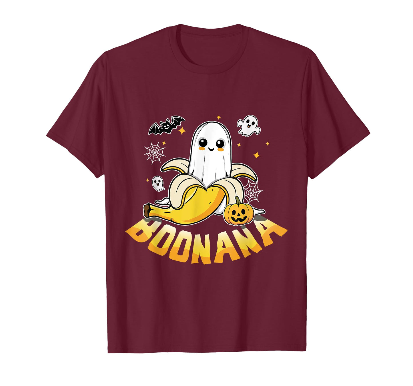 Boonana Banana Ghost Boo Nana Kawaii Banana Halloween T-Shirt