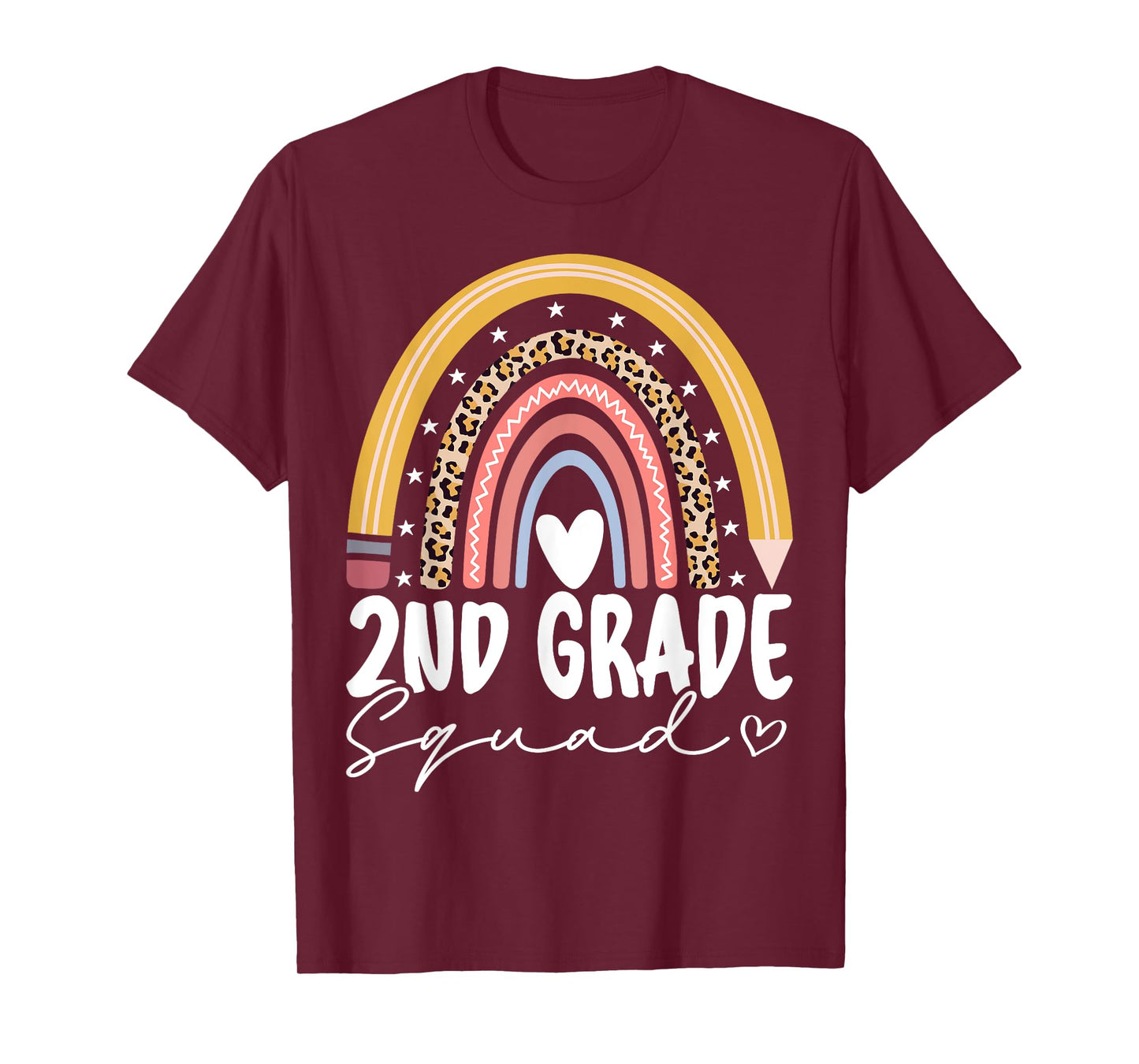 Second Grade Squad 2nd Grade Team Retro First Day of School T-Shirt