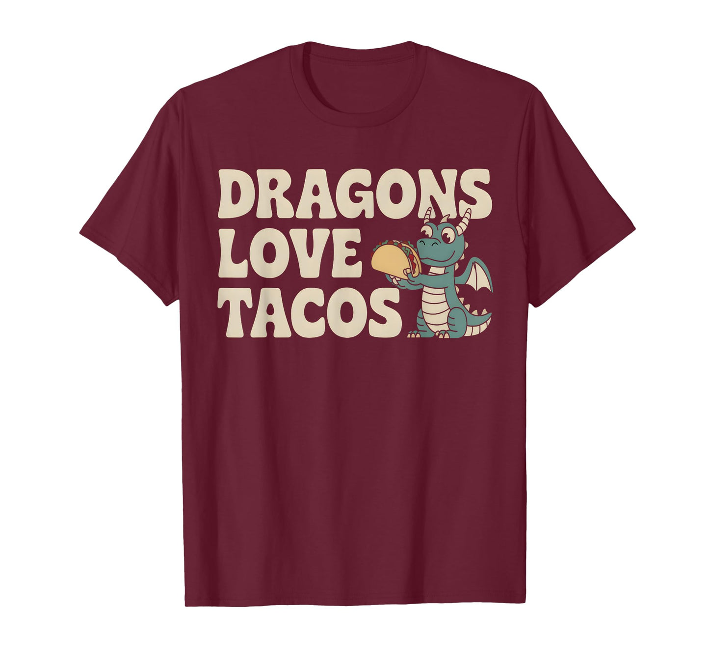 Dragons Love Tacos Cute Cinco De Mayo Mexican Food Kids Boys T-Shirt