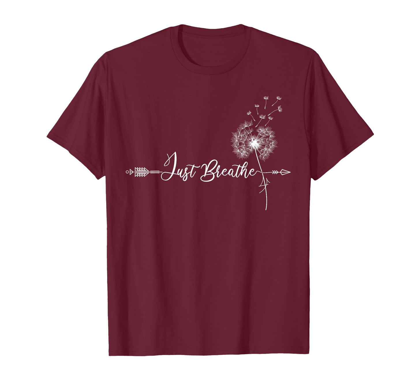 Just Dandelion Tattoo Arrow Breathing Dandelion Flower Sun T-Shirt
