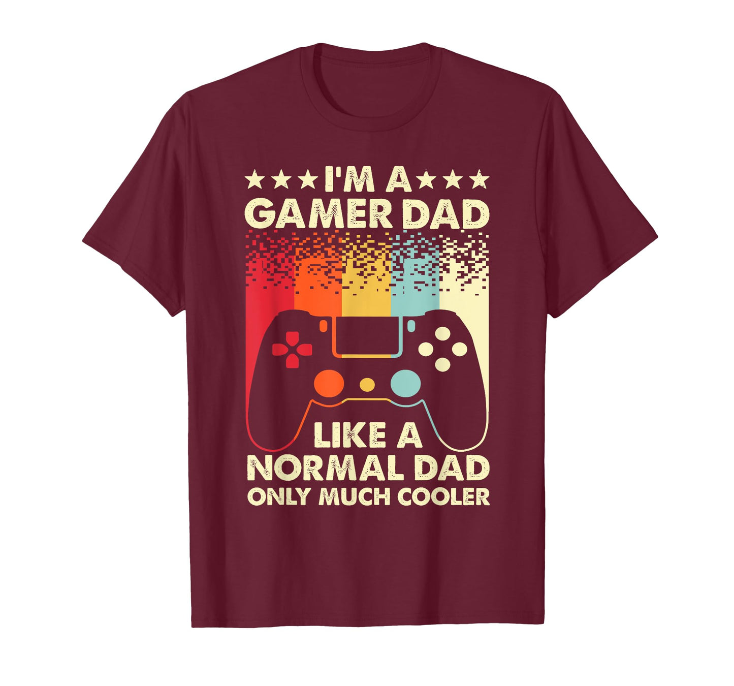 Cool Gamer Dad For Men Father Gaming Computer Video Gamers T-Shirt