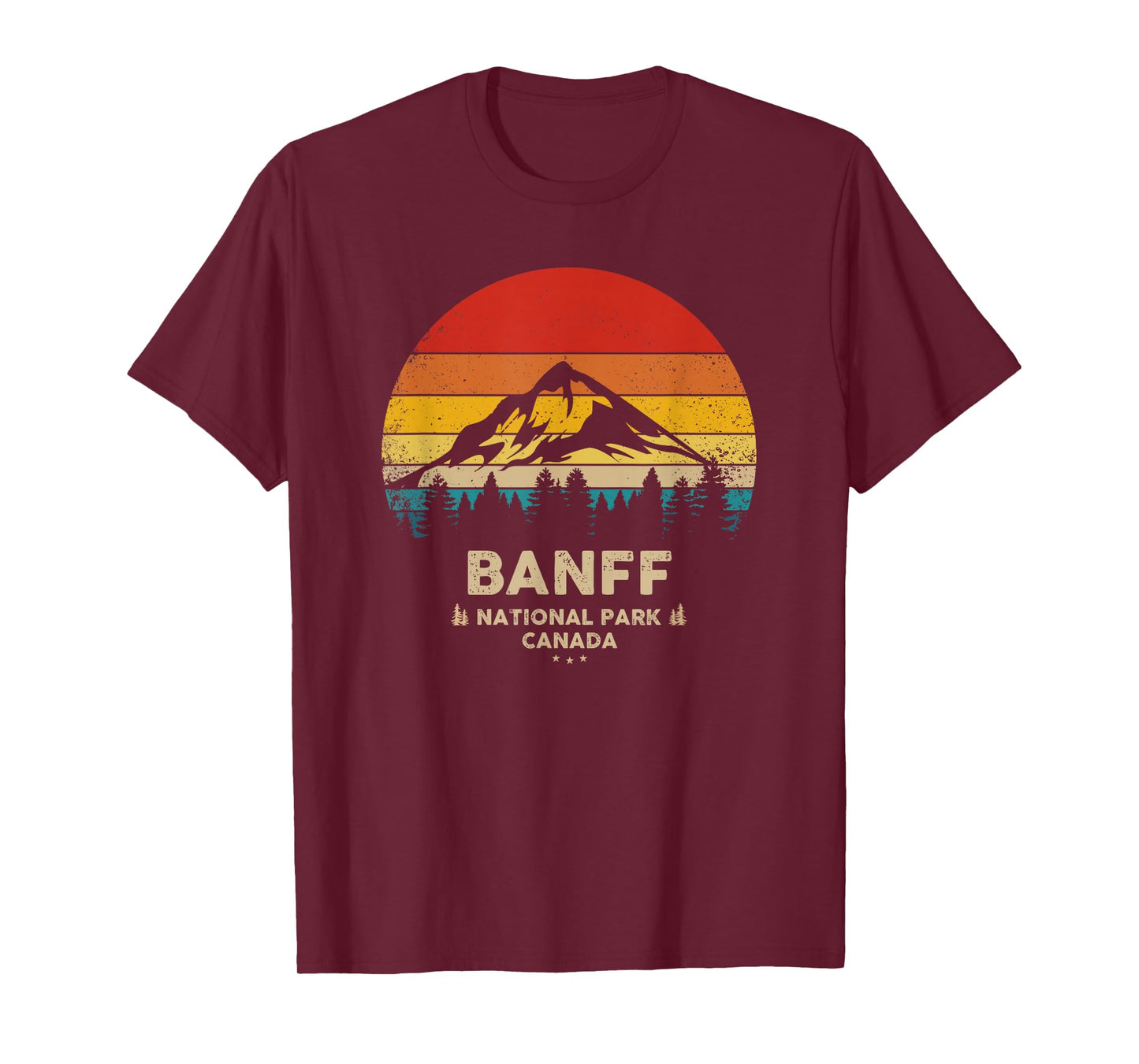 Banff - Canadian National Park Retro Souvenir T-Shirt