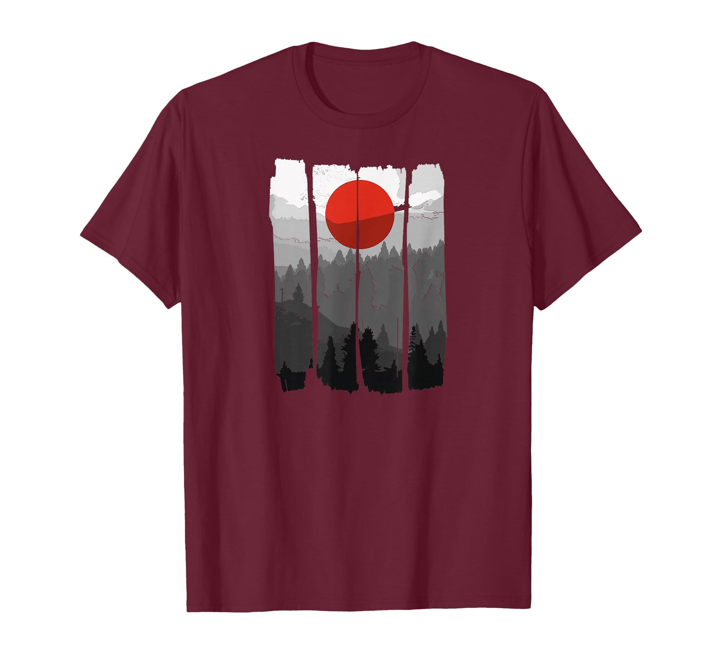 Japanese Sunrise Art Nature Japan Holiday T-Shirt