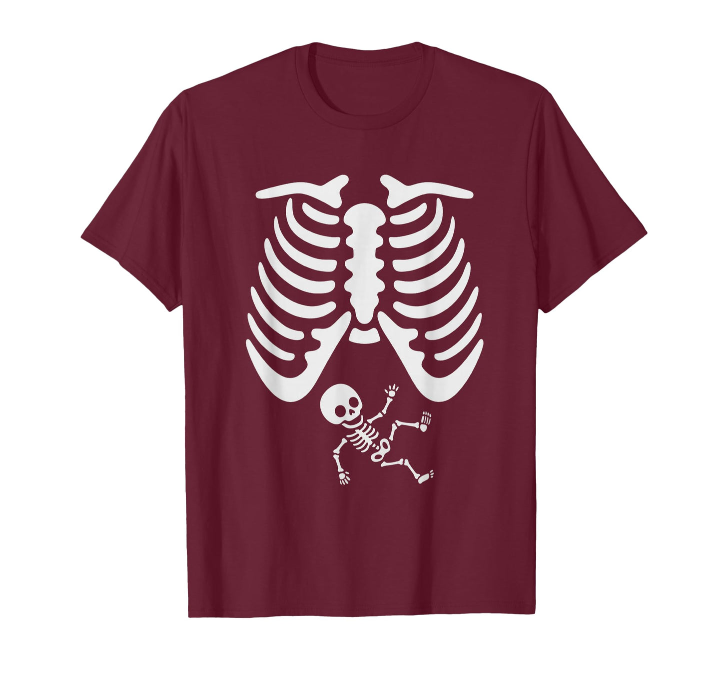 Funny Cute Skeleton Baby Pregnancy Halloween T-Shirt