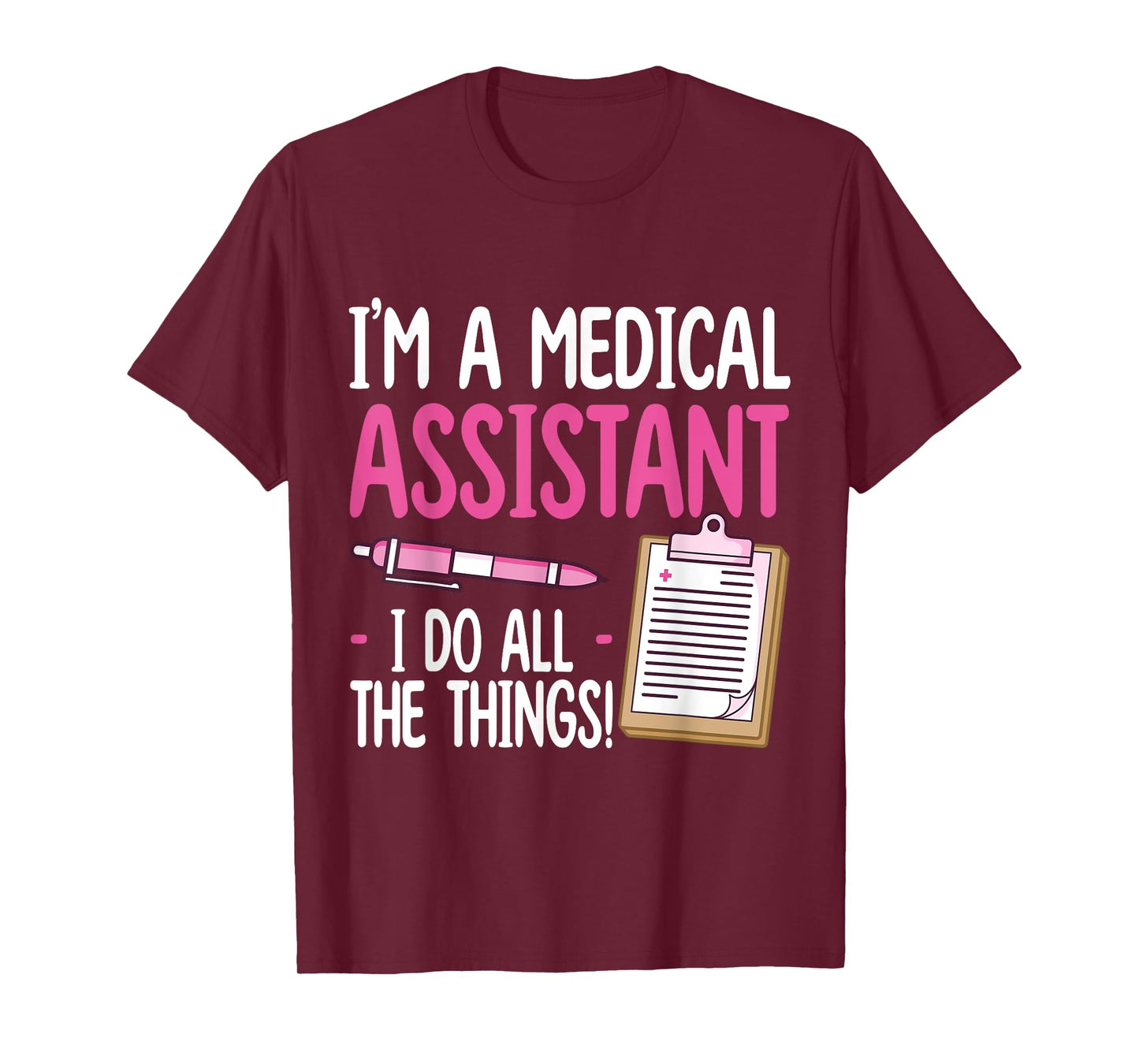 Certified Medical Assistant Design Women CMA Nurse T-Shirt