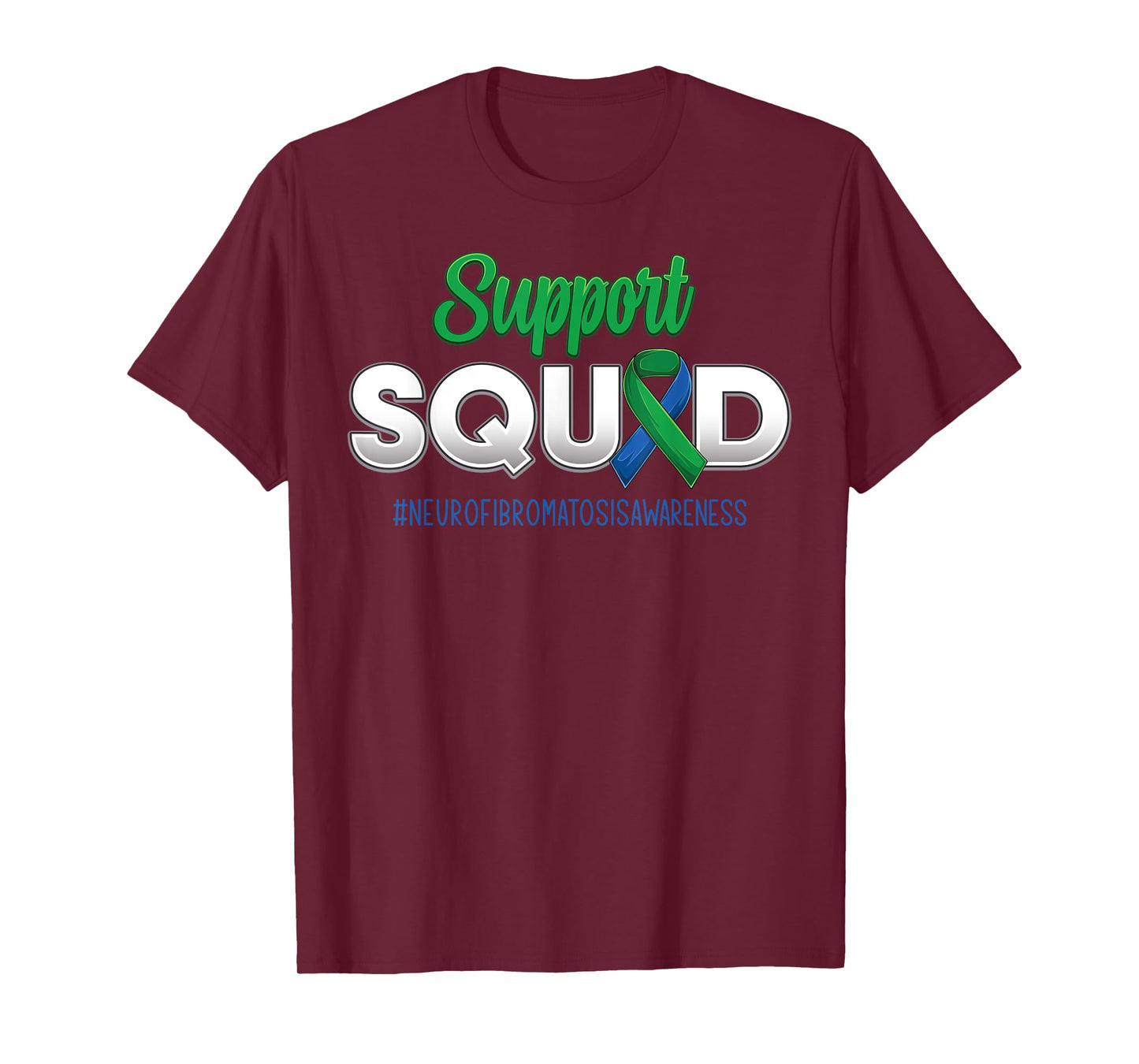 Support Squad Neurofibromatosis Awareness Strong Men Women T-Shirt