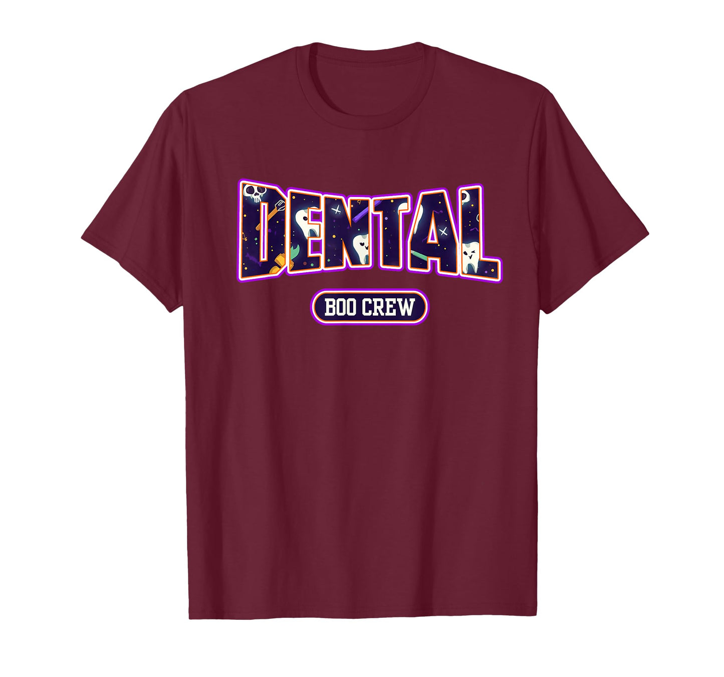 Halloween Dental Assistant Boo Crew Costume Teeth Dentist T-Shirt