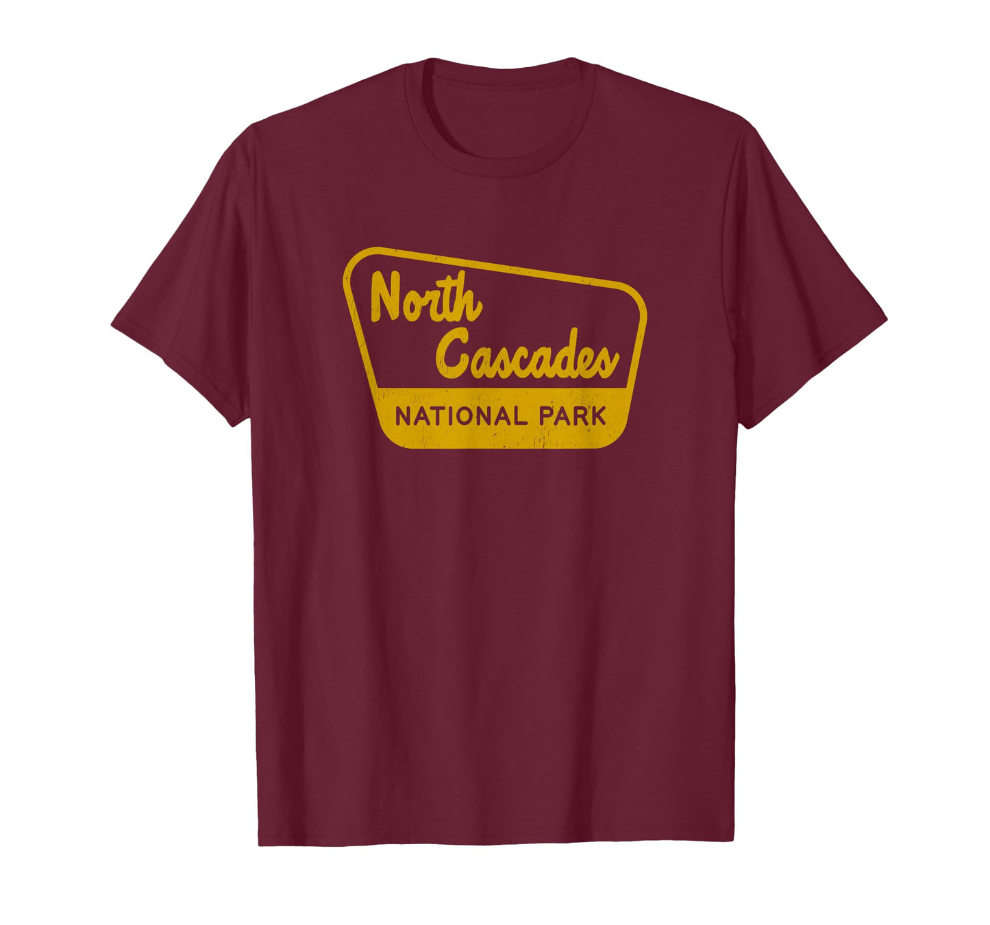 North Cascades National Park Vintage Inspired Sign Graphic T-Shirt