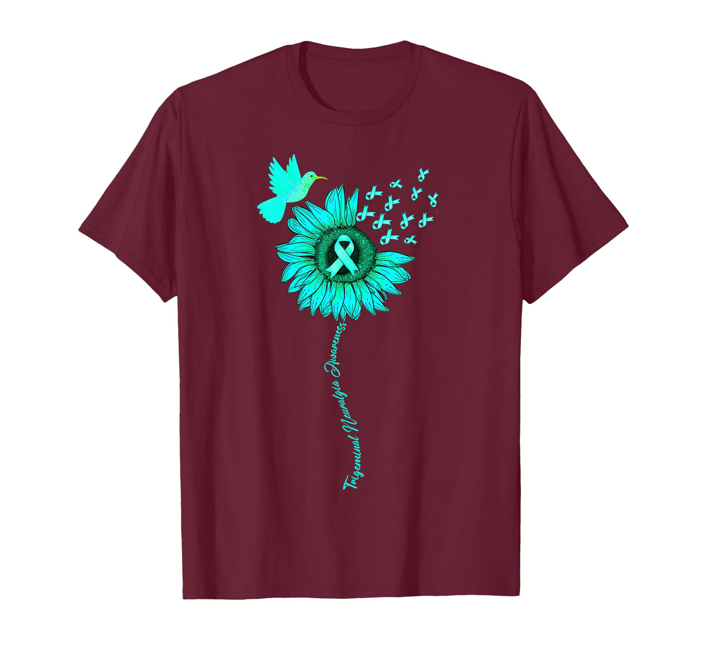 Trigeminal Neuralgia Awareness Sunflower T-Shirt
