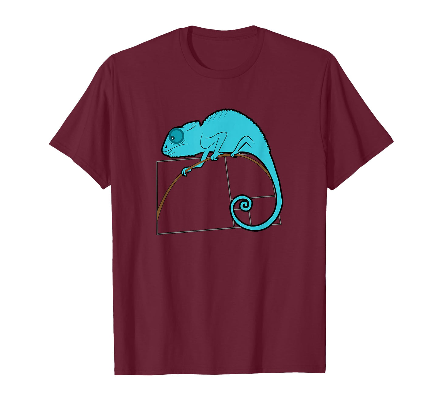 Fibonacci Chameleon Golden Ratio T-Shirt