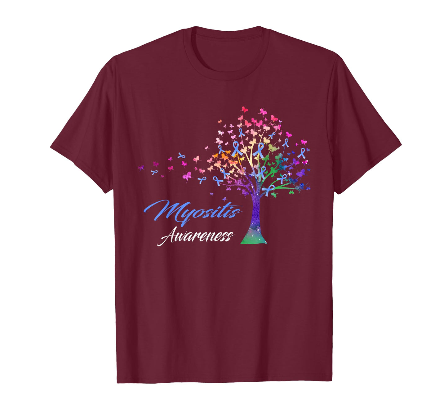 Tree Ribbon Myositis Awareness T-Shirt