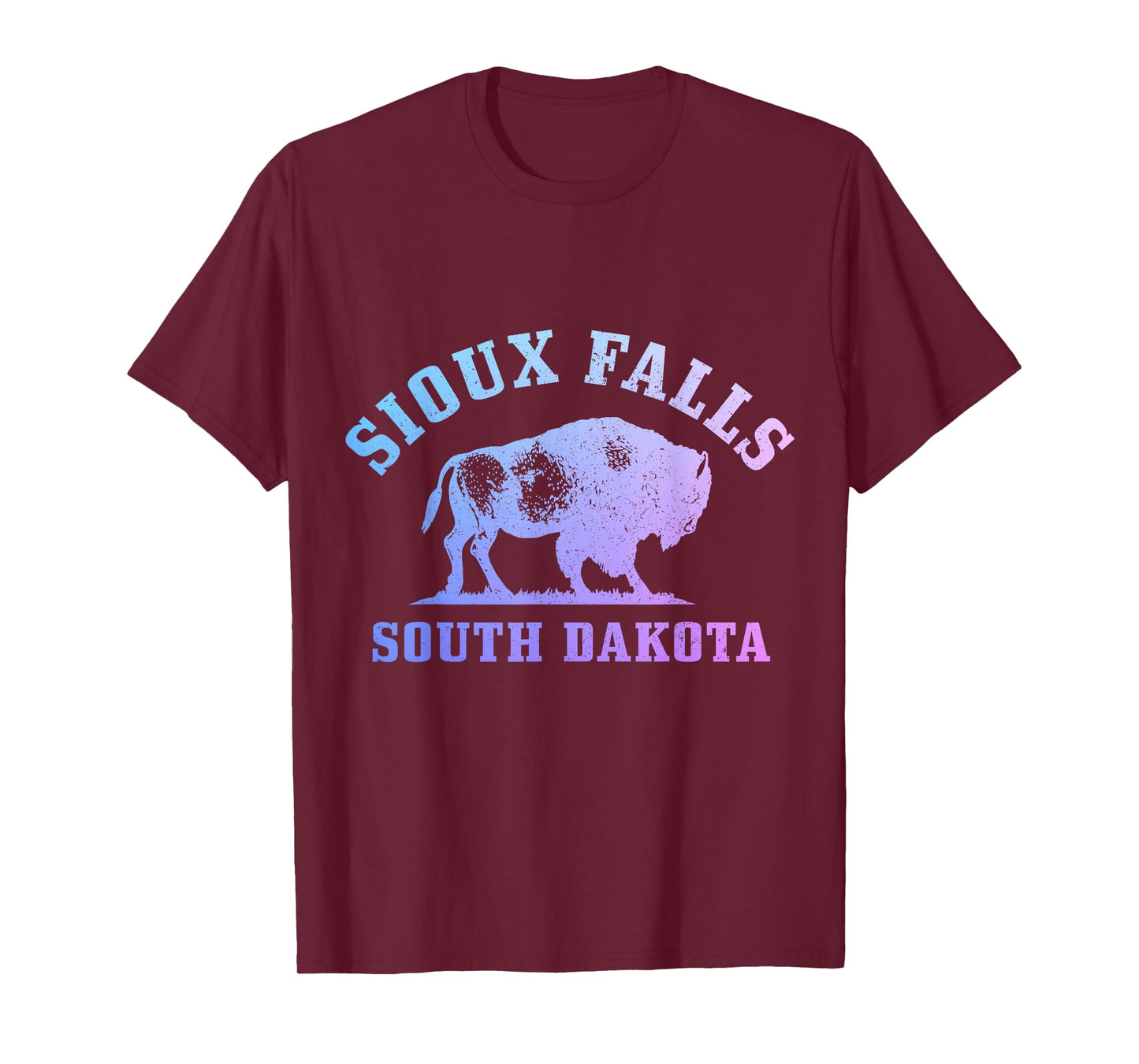 Sioux Falls South Dakota Bison Buffalo National Park Vintage T-Shirt
