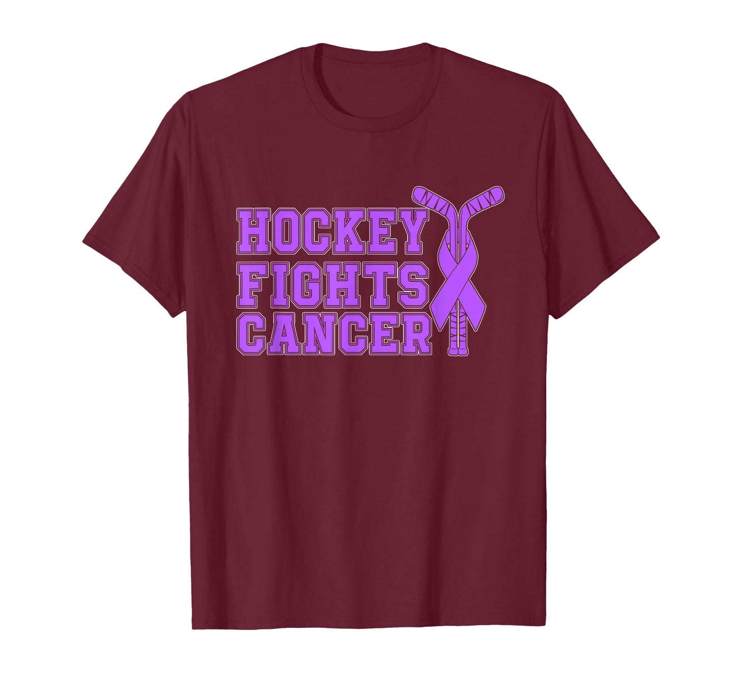 Hockey Fights Cancer Awareness T-Shirt