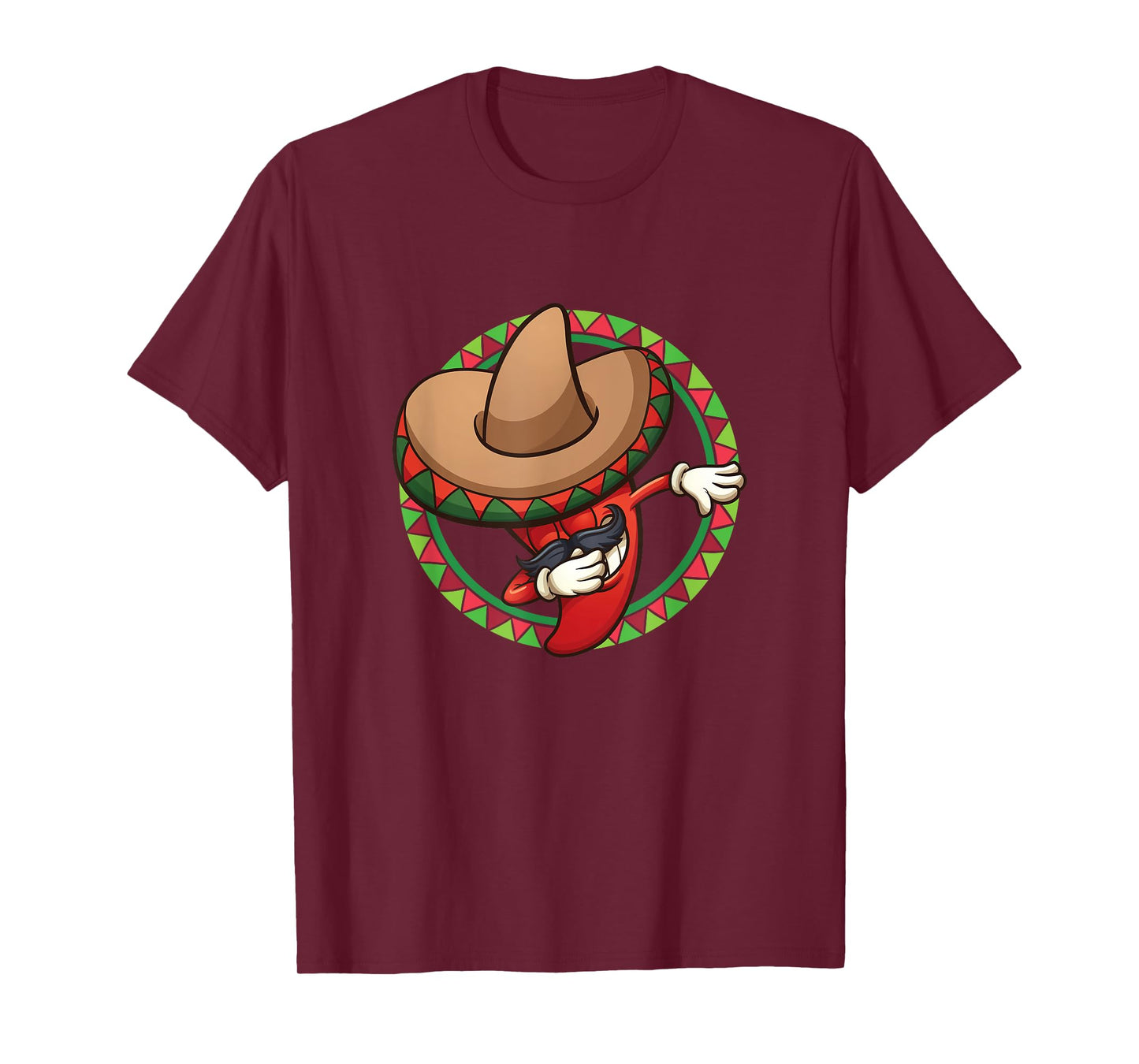 Funny Chili Pepper Dabbing Cinco De Mayo T-Shirt T-Shirt