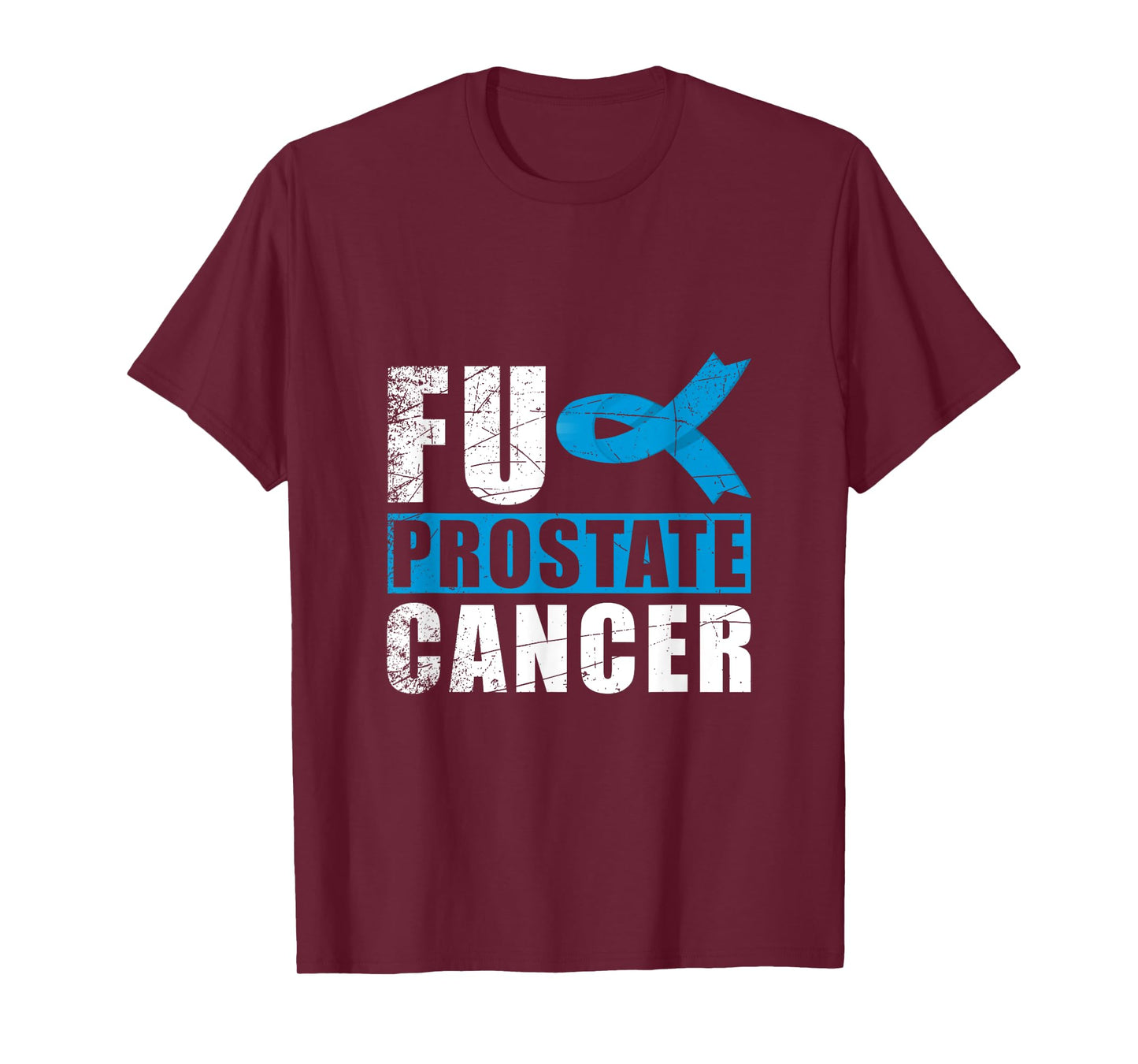 Light Blue Ribbon Gift Prostate Cancer Awareness T-Shirt