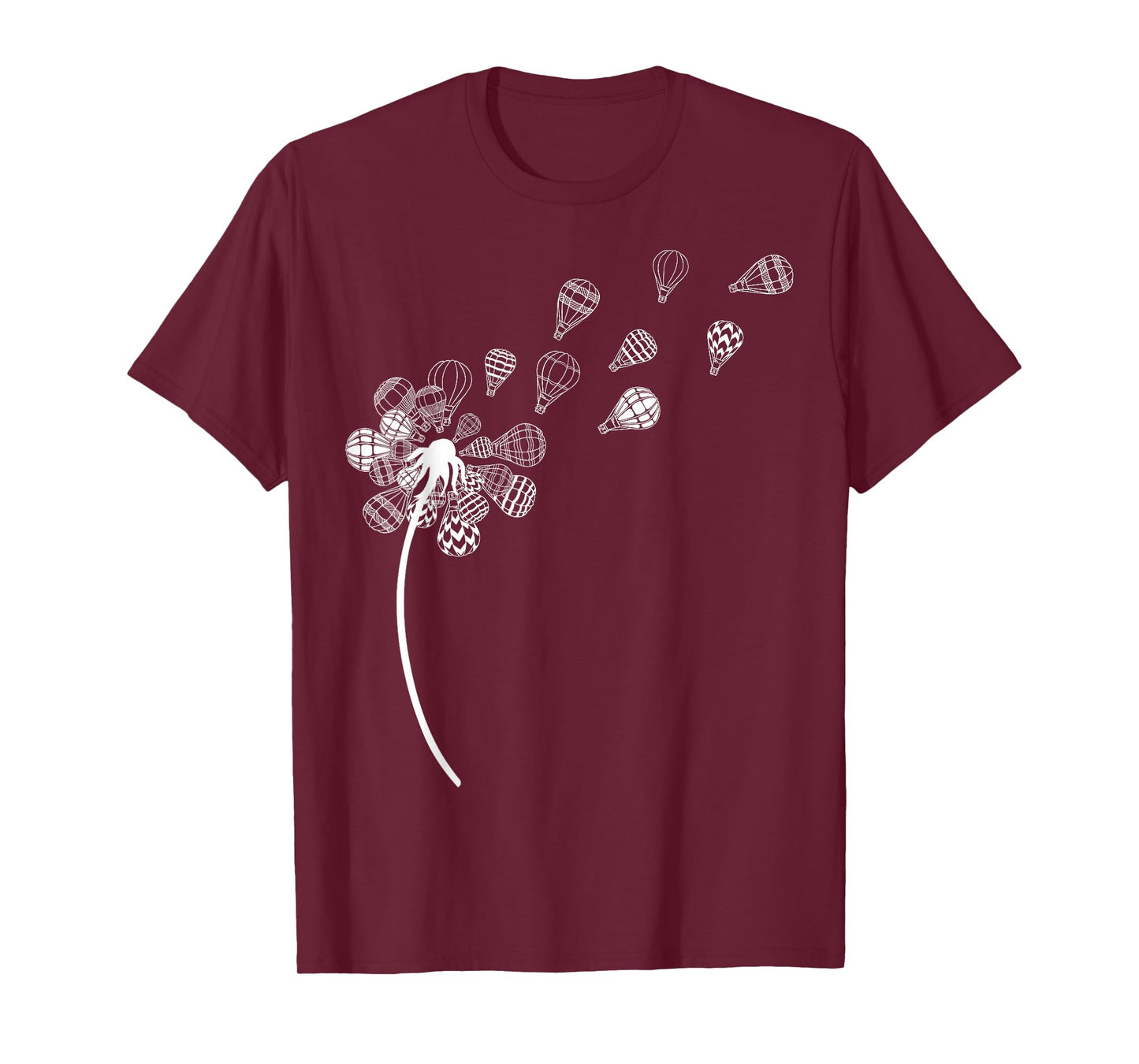 Dandelion Hot Air Balloon Festival Sky Aeronaut Art Aviation T-Shirt