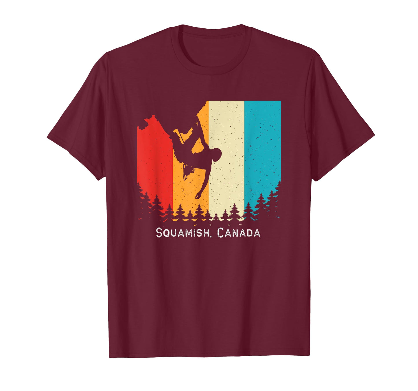 Vintage Squamish, Canada Rock Climbing Bouldering Mountain T-Shirt