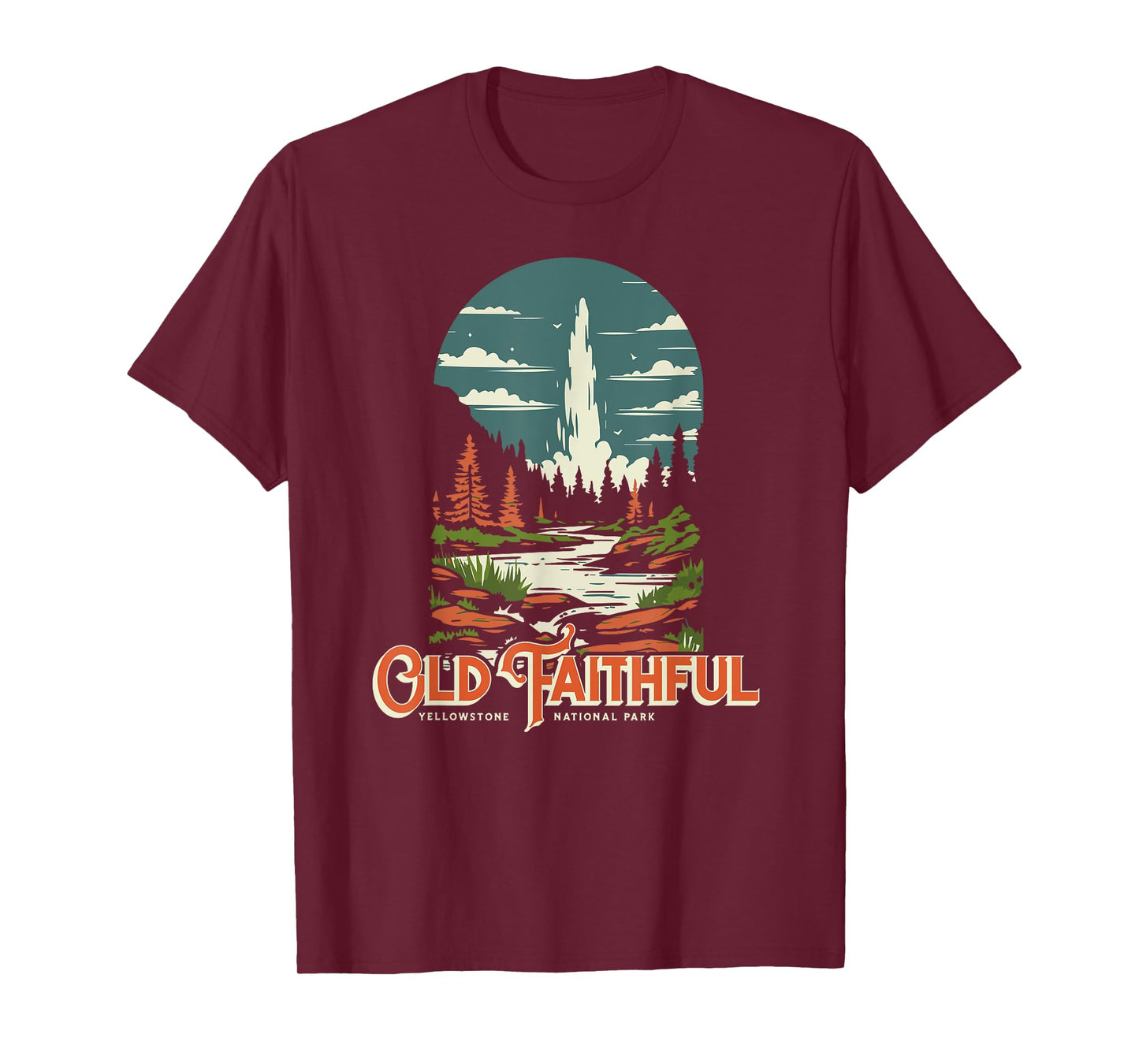 Old Faithful Geyser Yellowstone National Park T-Shirt