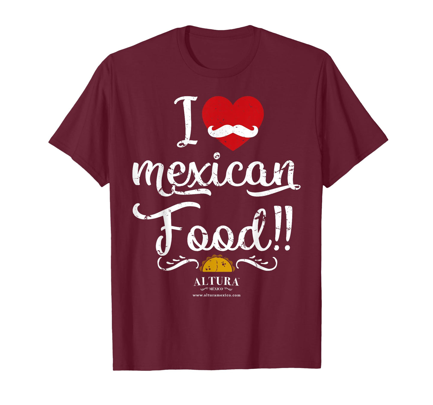 I Love Mexican Food T-Shirt, Funny Cooking Tee Shirt Tacos T-Shirt