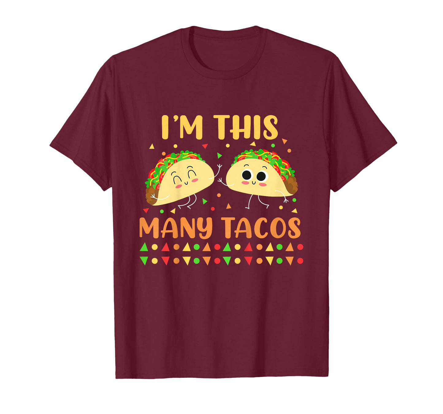 I'm This Many Tacos Second Birthday Party Cinco De Mayo T-Shirt