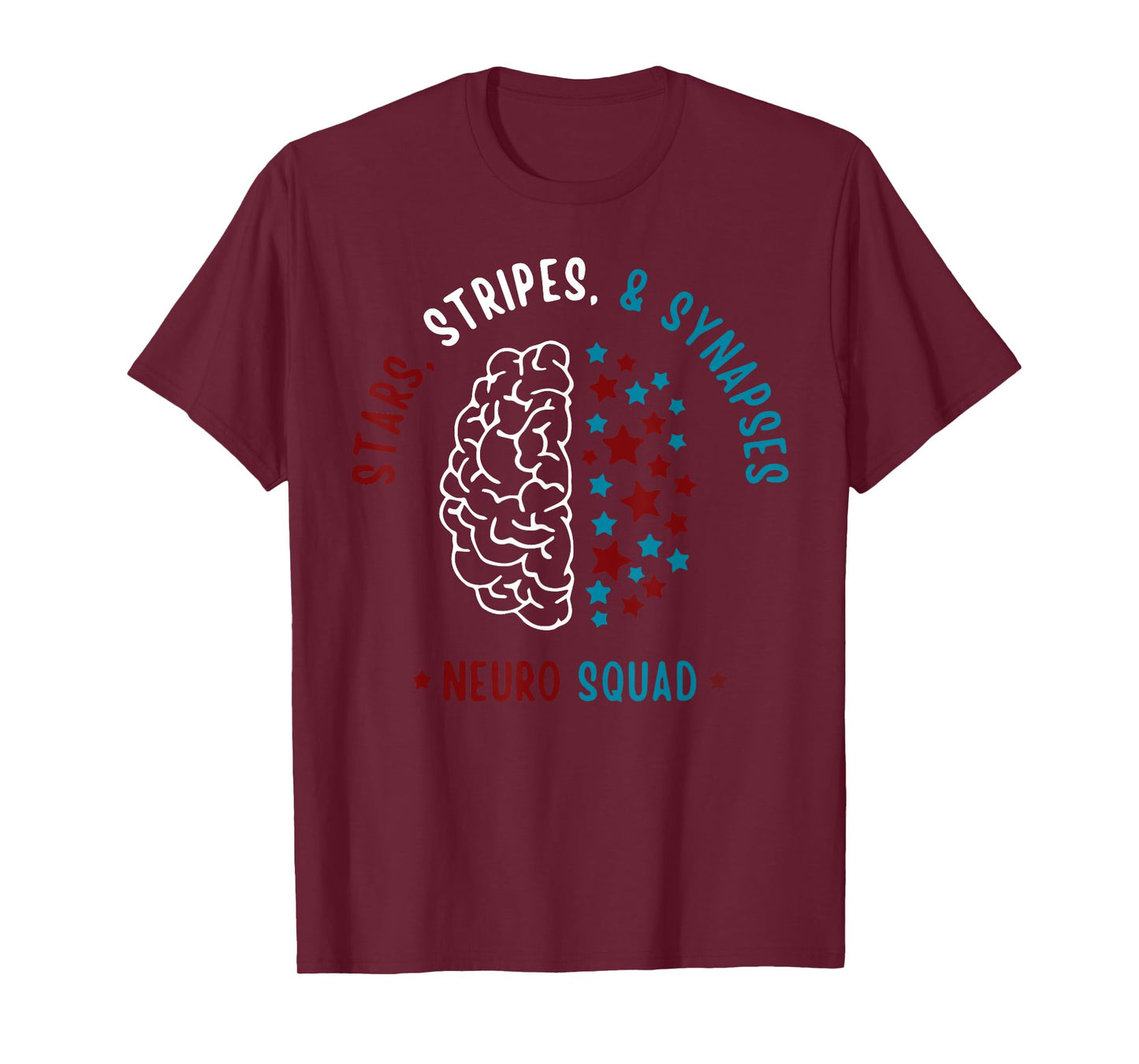 Neurology Nurse Eeg Tech 4th of July Neuro Fourth of July Ne T-Shirt for Women Men