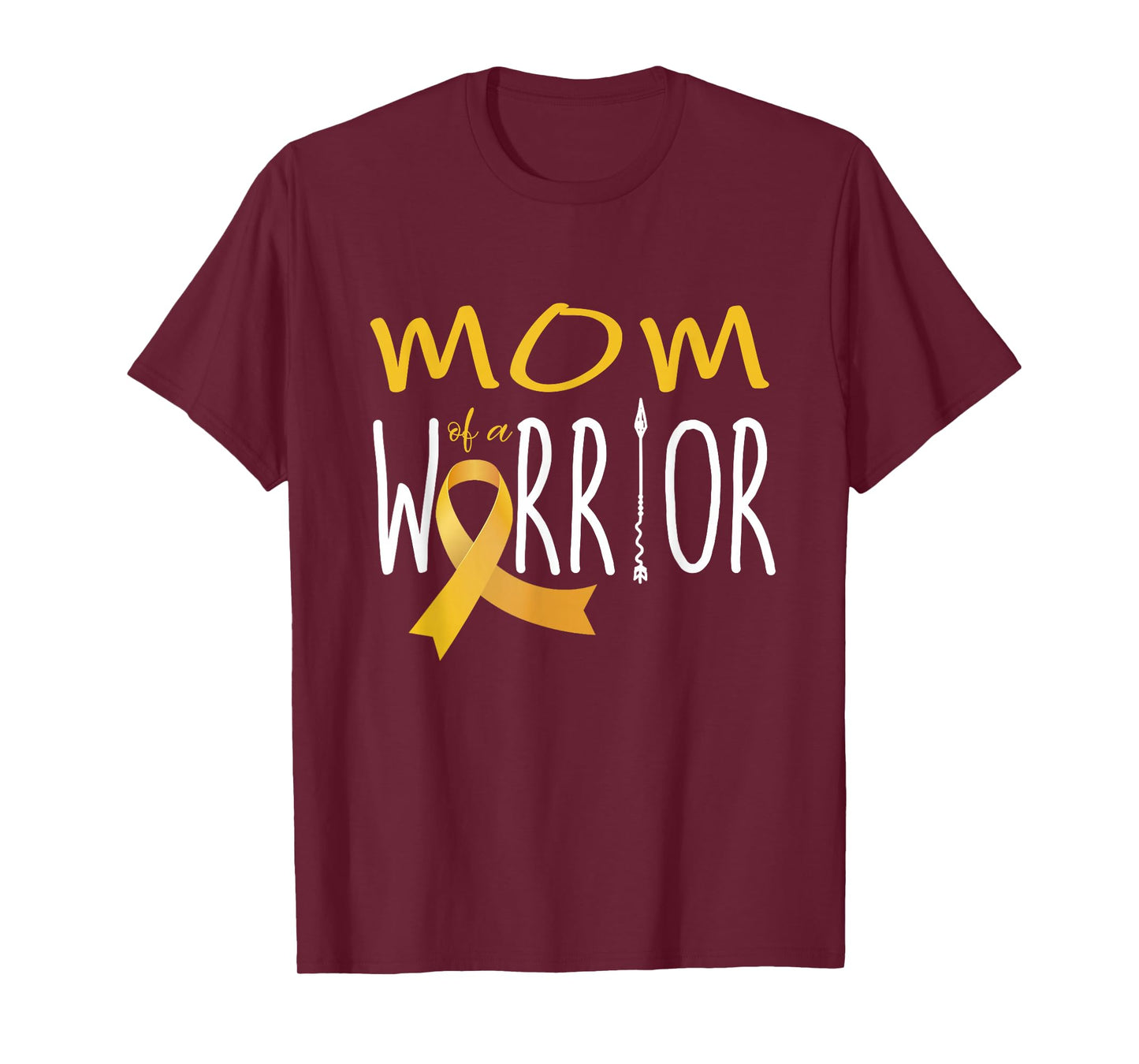 Childhood cancer awareness mom of a warrior T-Shirt