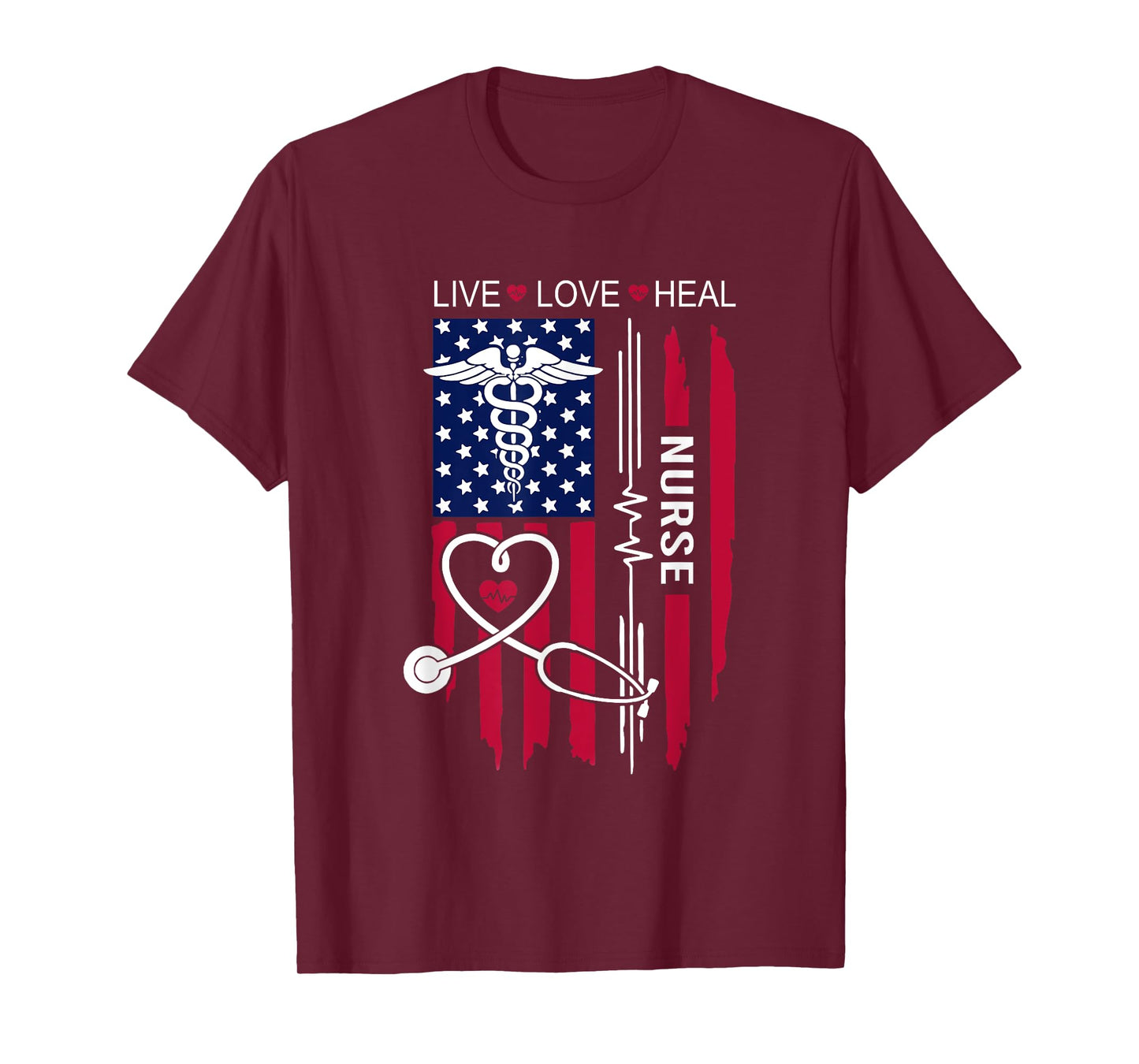 American Flag Nurse Day Gifts, Week Gift Nurse, Nurse's Day T-Shirt