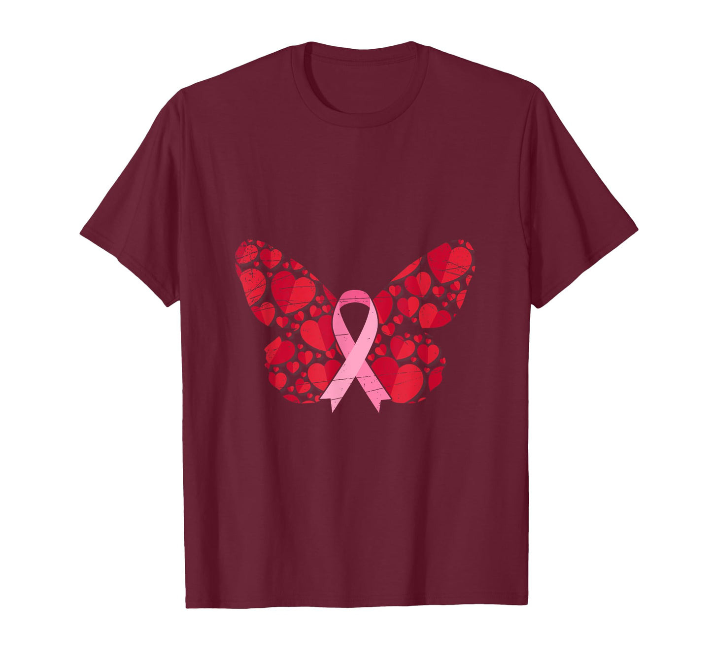 Cancer Survivor Butterfly Women Gift Breast Cancer Awareness T-Shirt