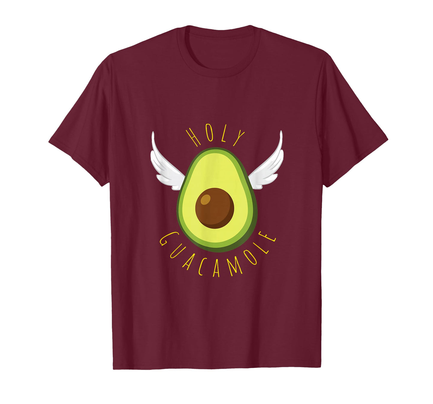 Avocado Dress Angel TShirt Funny Holy Guacamole Pun Tee T-Shirt