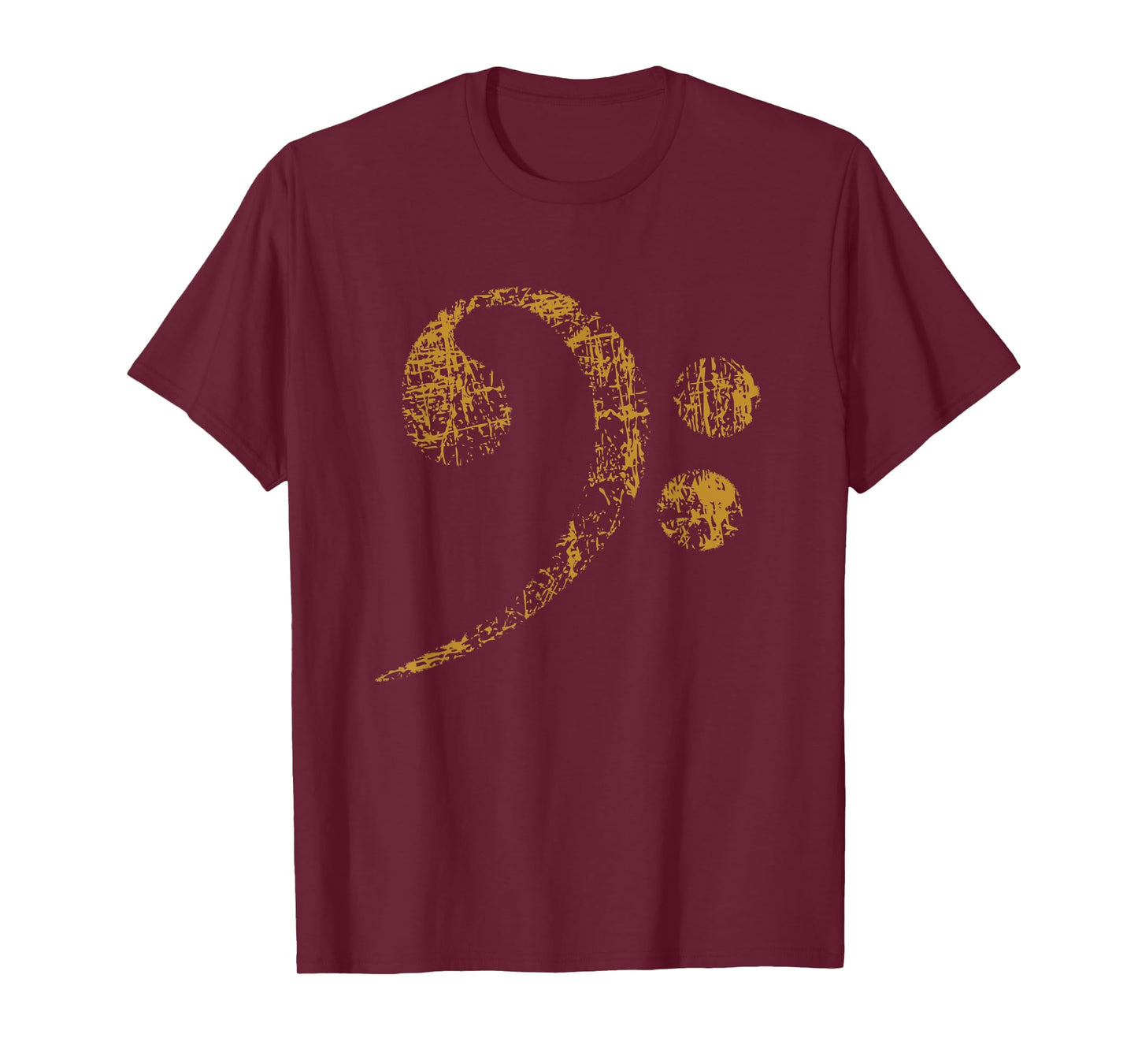 Large Bass Clef Bass Key T-Shirt
