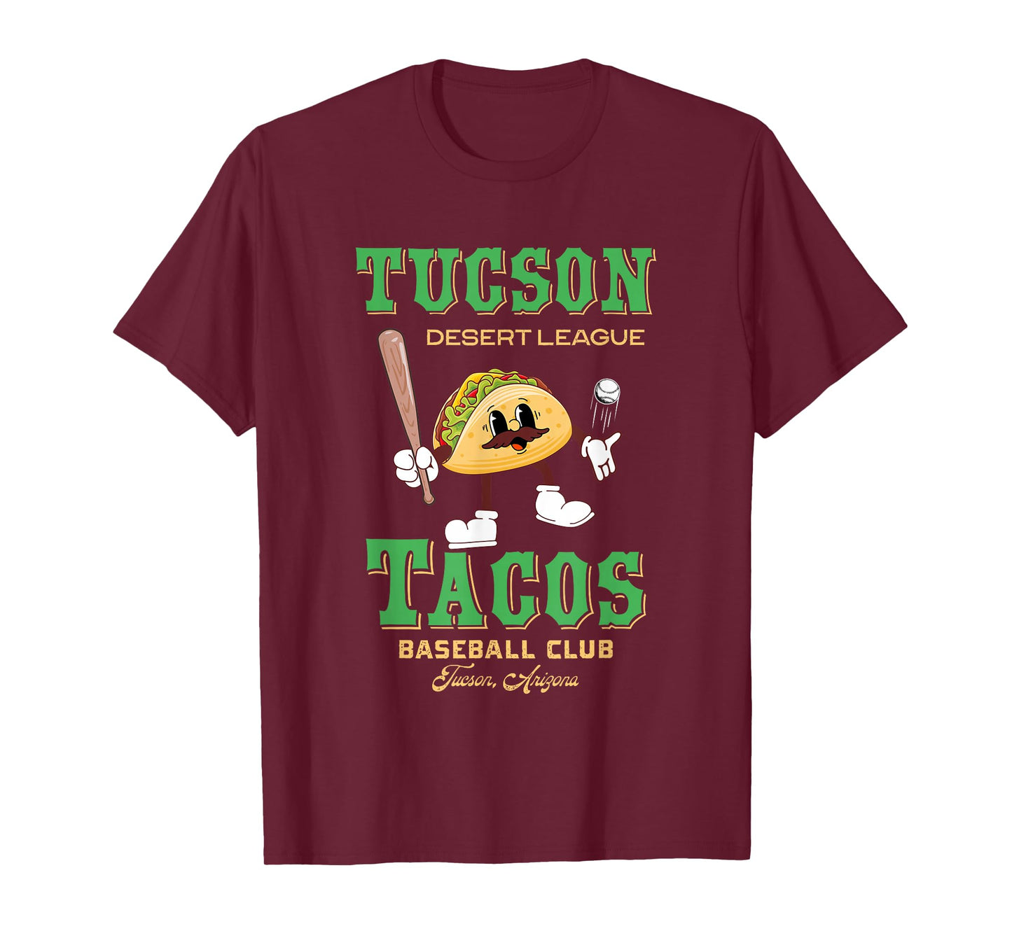 Tucson Tacos Retro Minor League Baseball Team T-Shirt
