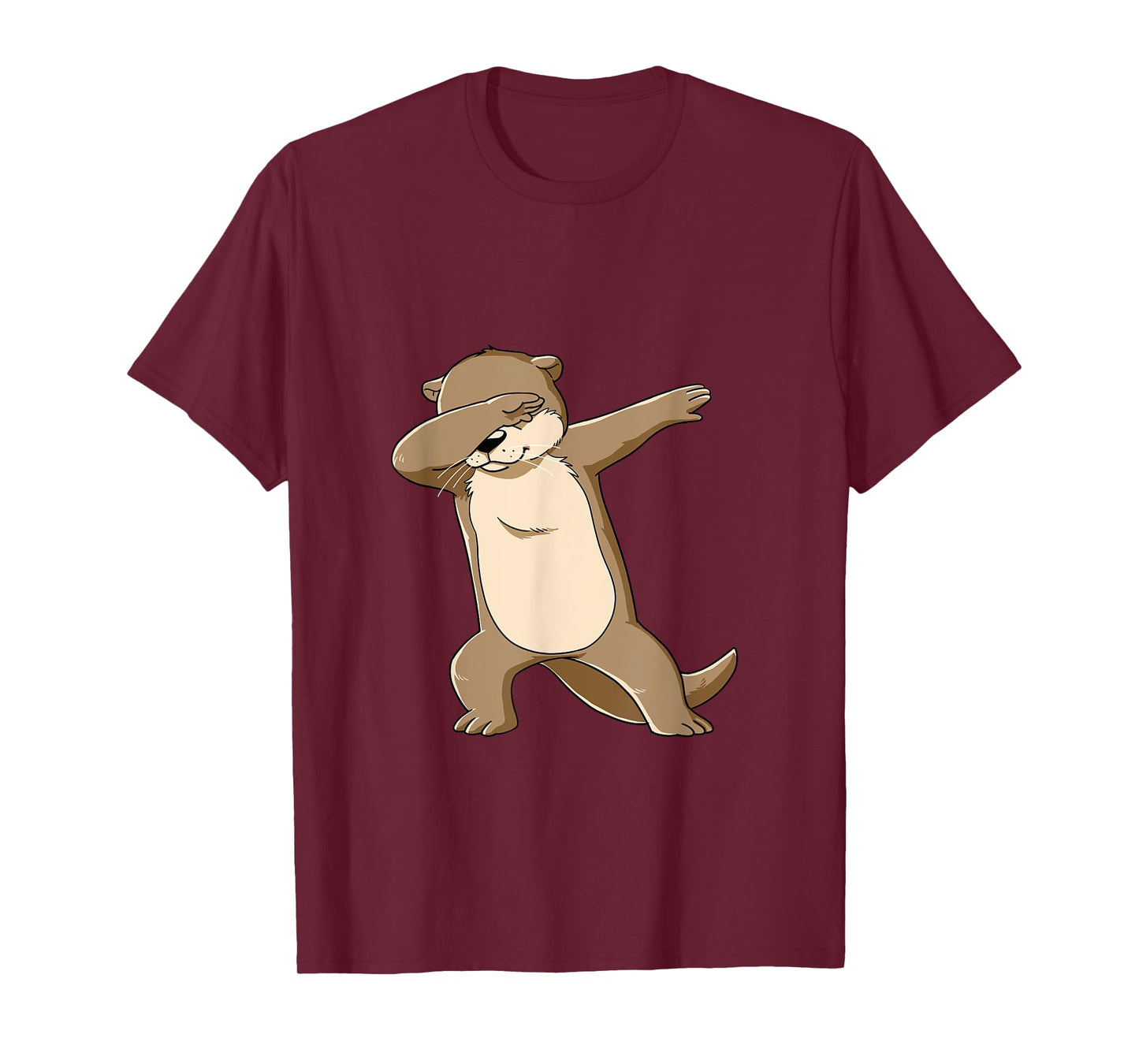 Cute Sea Otter Dancing Kids Women Mens T-Shirt