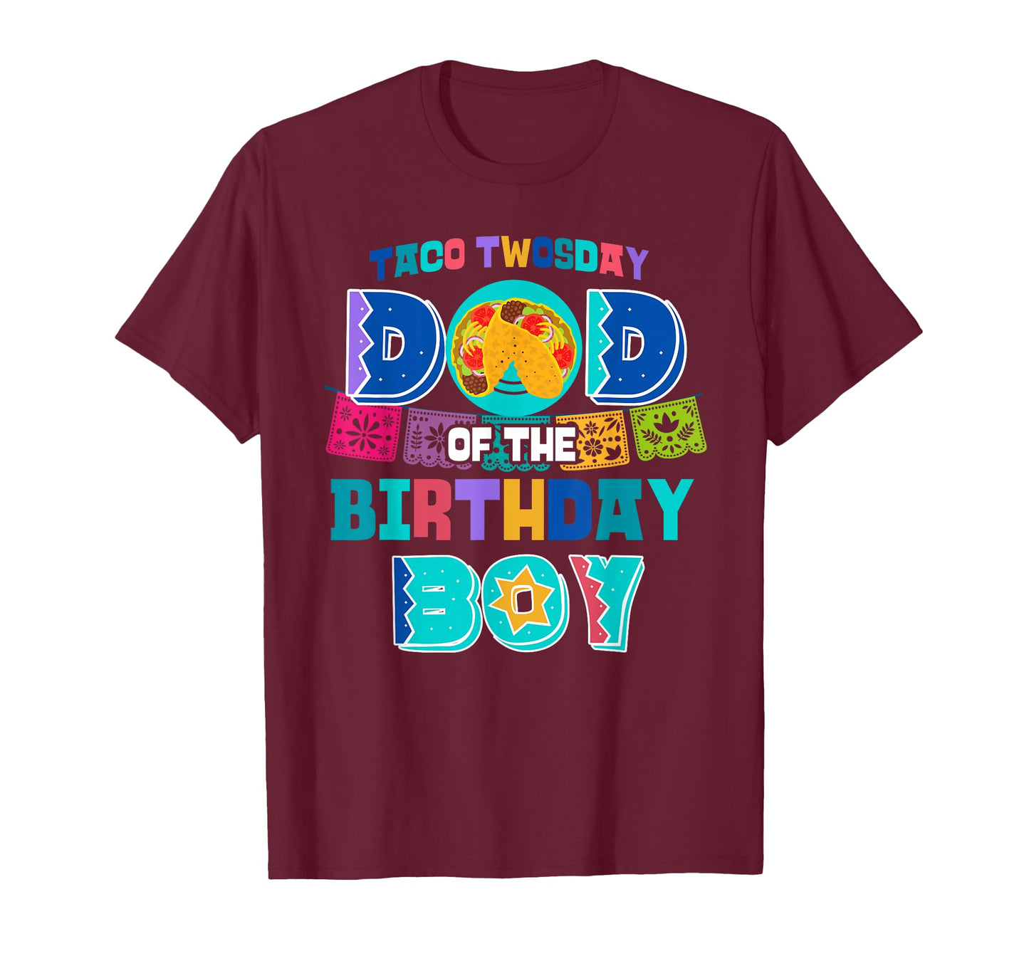 Dad of the Birthday Boy | Taco Twosday T-Shirt