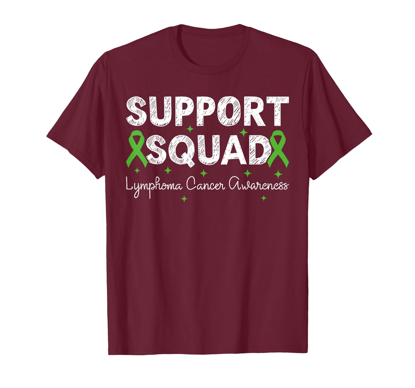 Support Squad Non Hodgkins Lymphoma Cancer Awareness T-Shirt