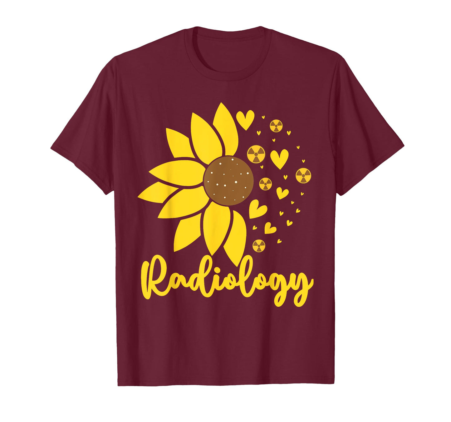 Radiology Sunflower Radiologic Technologist X-ray Rad Tech T-Shirt