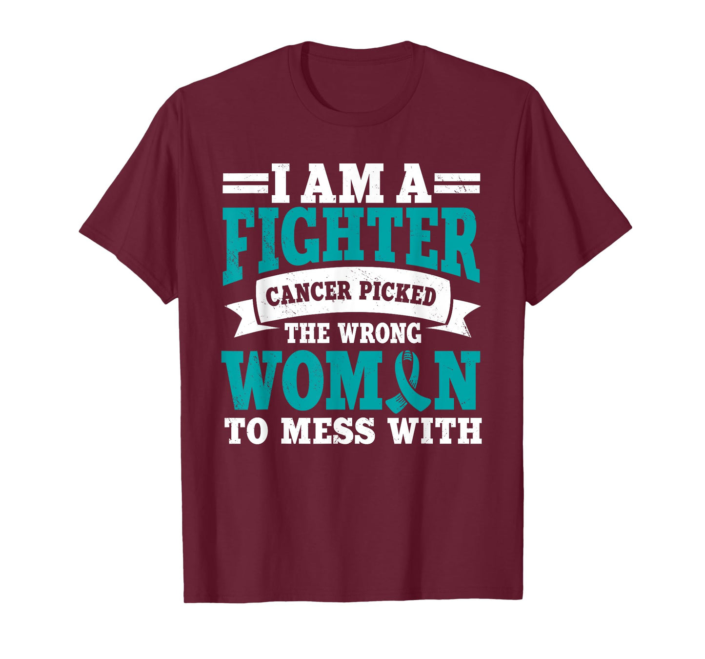 Ovarian Cancer Awareness Women Fighter Mother's Day T-Shirt