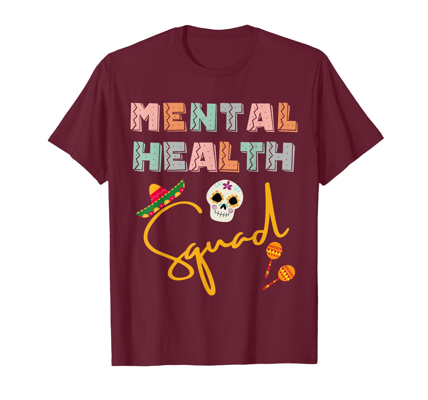 Cinco De Mayo Mental Health Squad Nurse Crew Matching T-Shirt