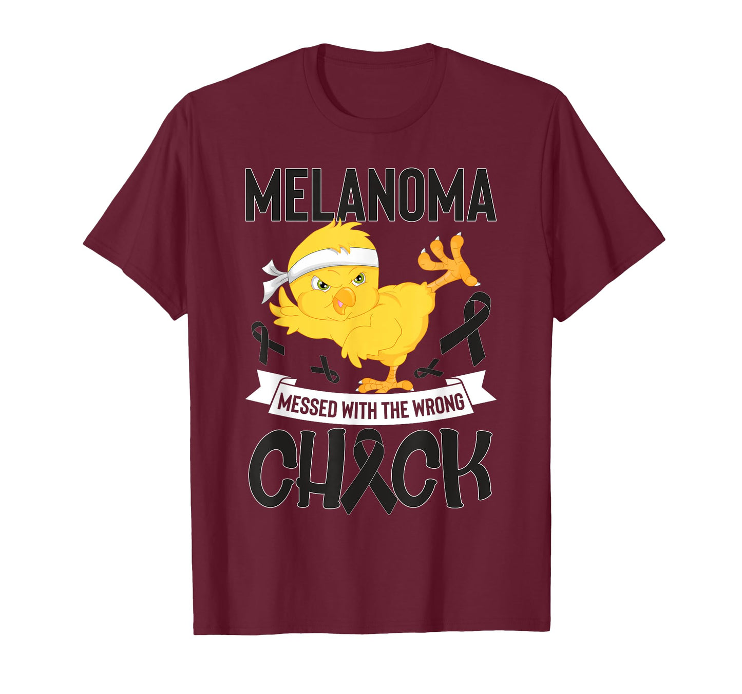 Skin Cancer Messed With The Wrong Chick Warriors Fighters T-Shirt