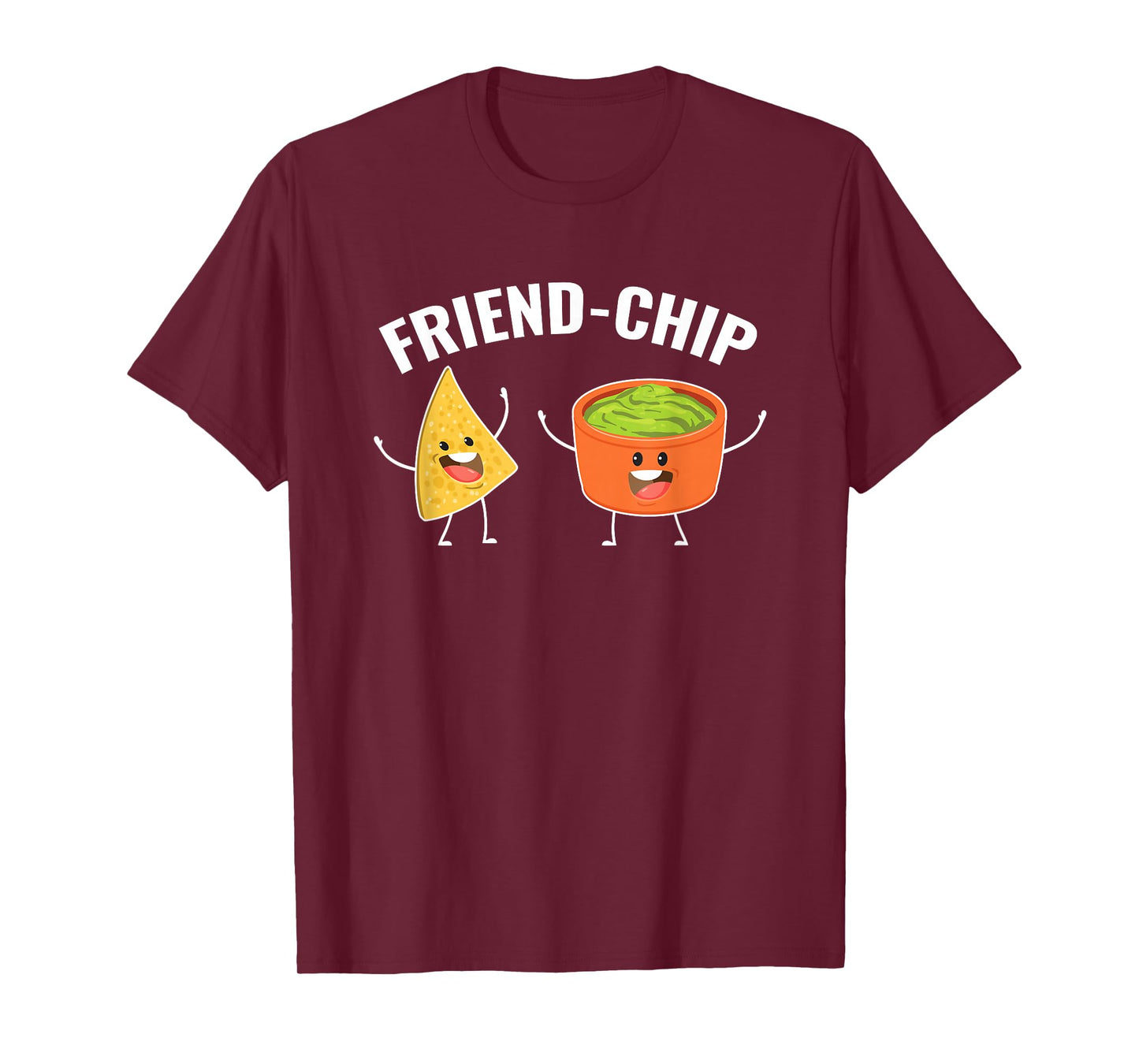 Guacamole & Tortilla Chips Guac Friend-Chip Pun Kawaii T-Shirt