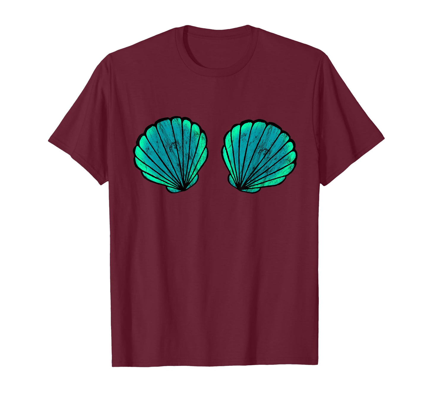 Shell Mermaid Brassiere Bikini Bra Shell T-Shirt