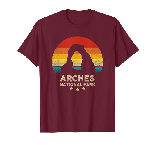 Arches - National Park Retro Souvenir T-Shirt