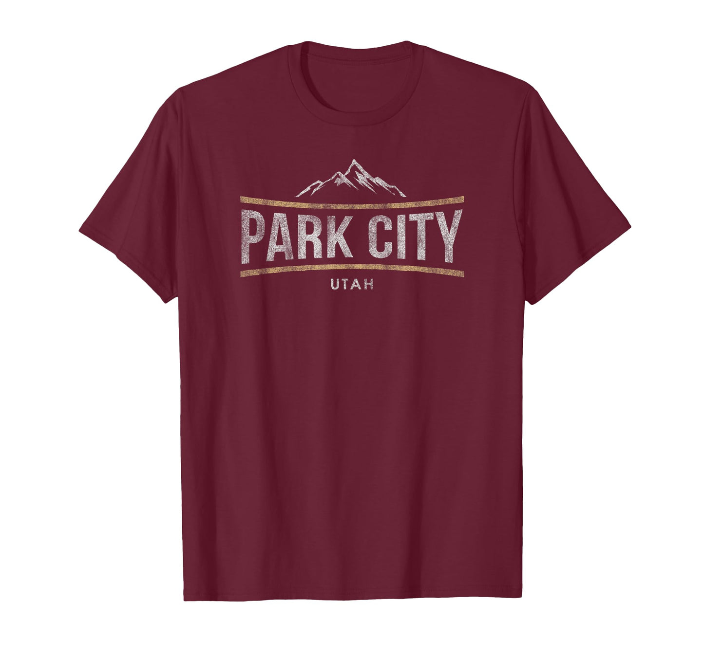 Vintage Park City Utah Mountain Forest Hiking Retro T-Shirt