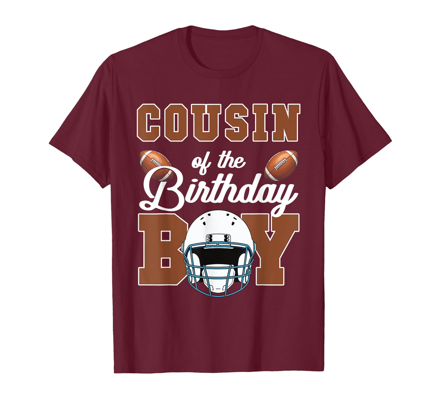 Football Touchdown Birthday Kids Outfit - Unisex Kids & Adults Family Matching Football Party T-Shirt - Black, Short Sleeve, Size 4/5