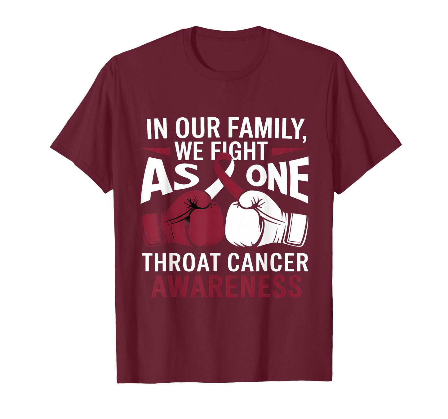 Throat Cancer Awareness Warrior Survivor T-Shirt
