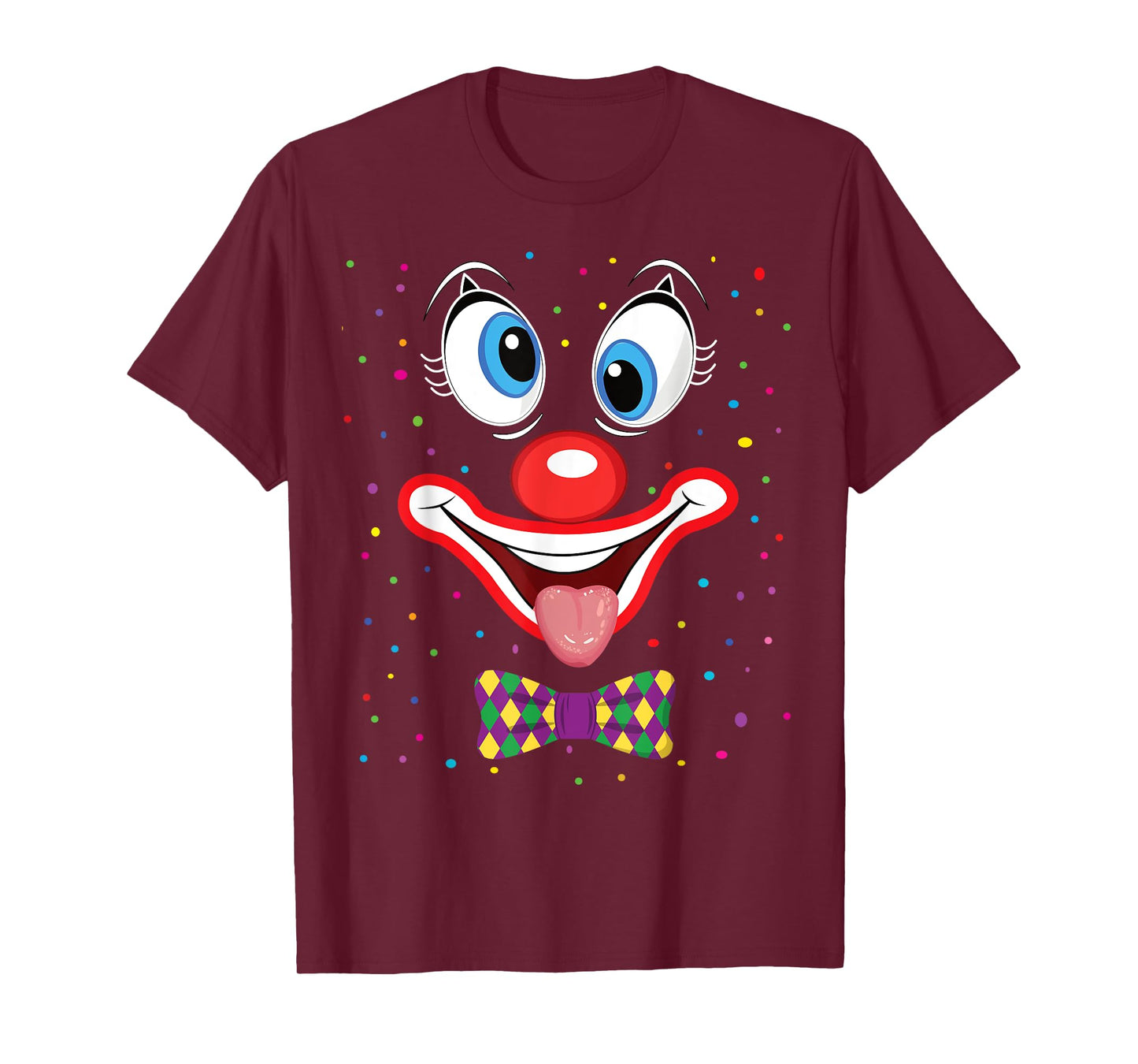 Carnival Clown Face Circus Costume Kids Men Women Carnivals T-Shirt