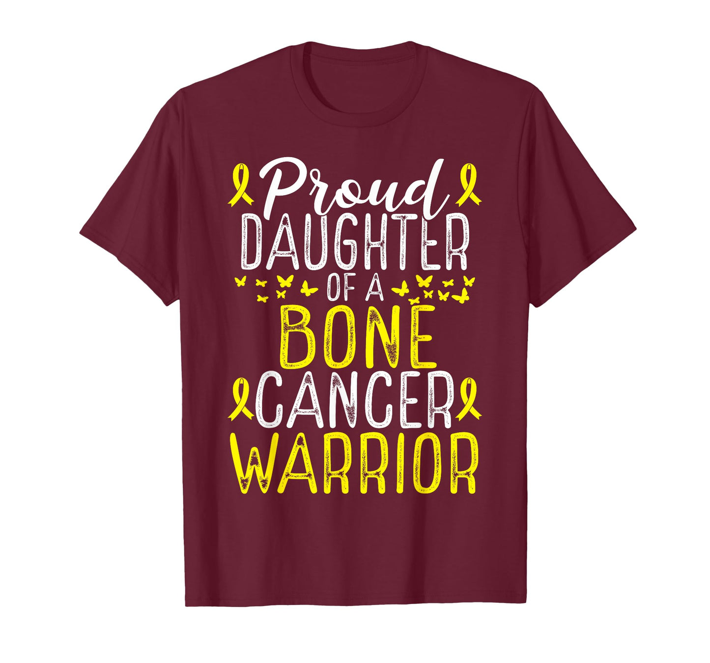 Bone Cancer Awareness Movement for Daughter Ribbon T-Shirt