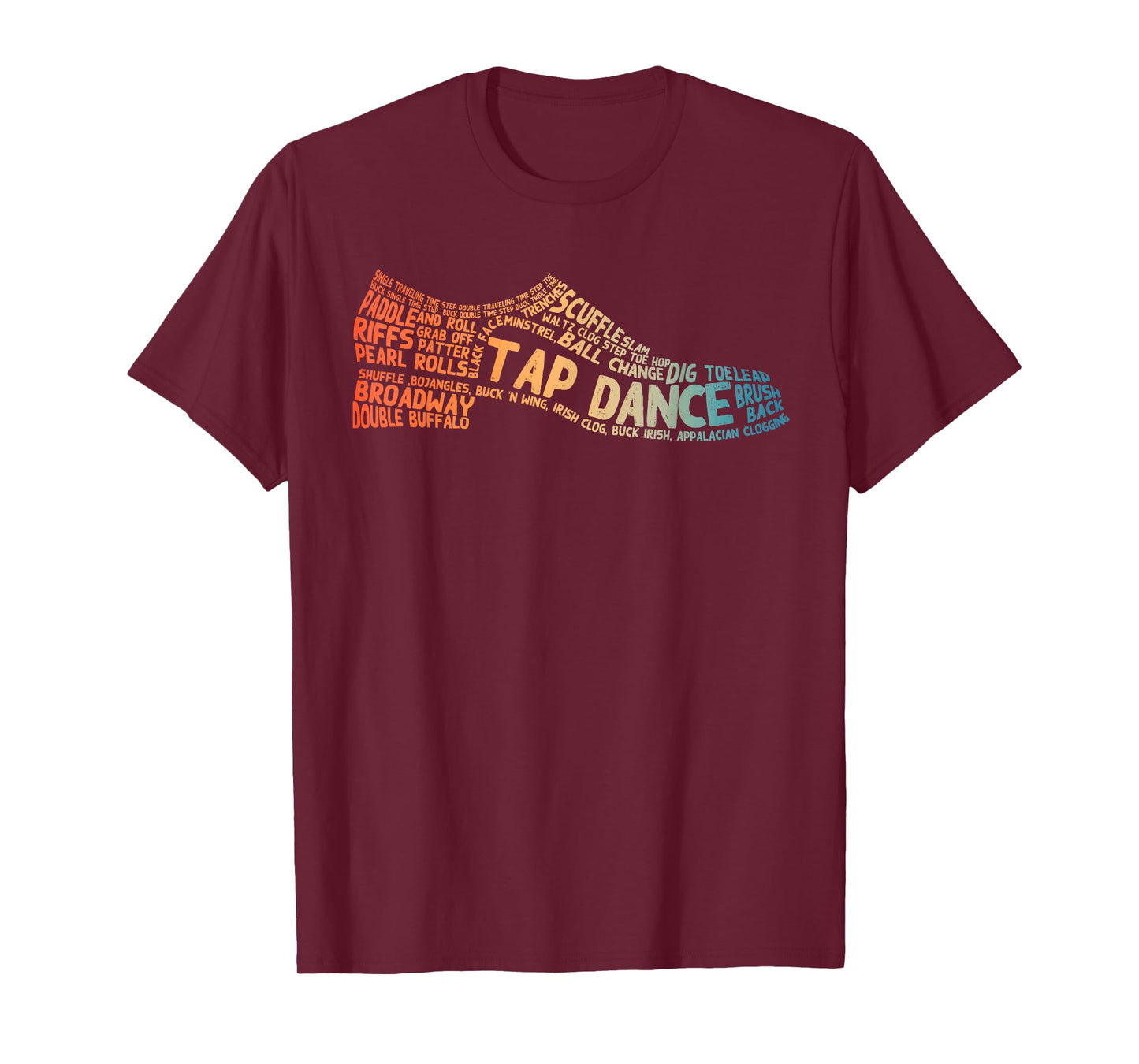 Tap Dancer Art For Men Women Dance Teacher Tap Dancing T-Shirt