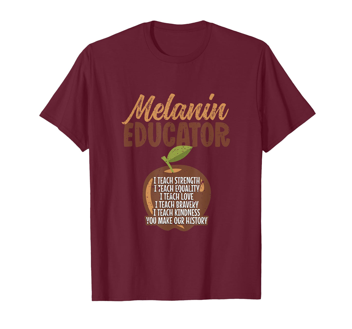 Melanin Teacher Black Teachers Quote - Melanin Educator Men Women T-Shirt