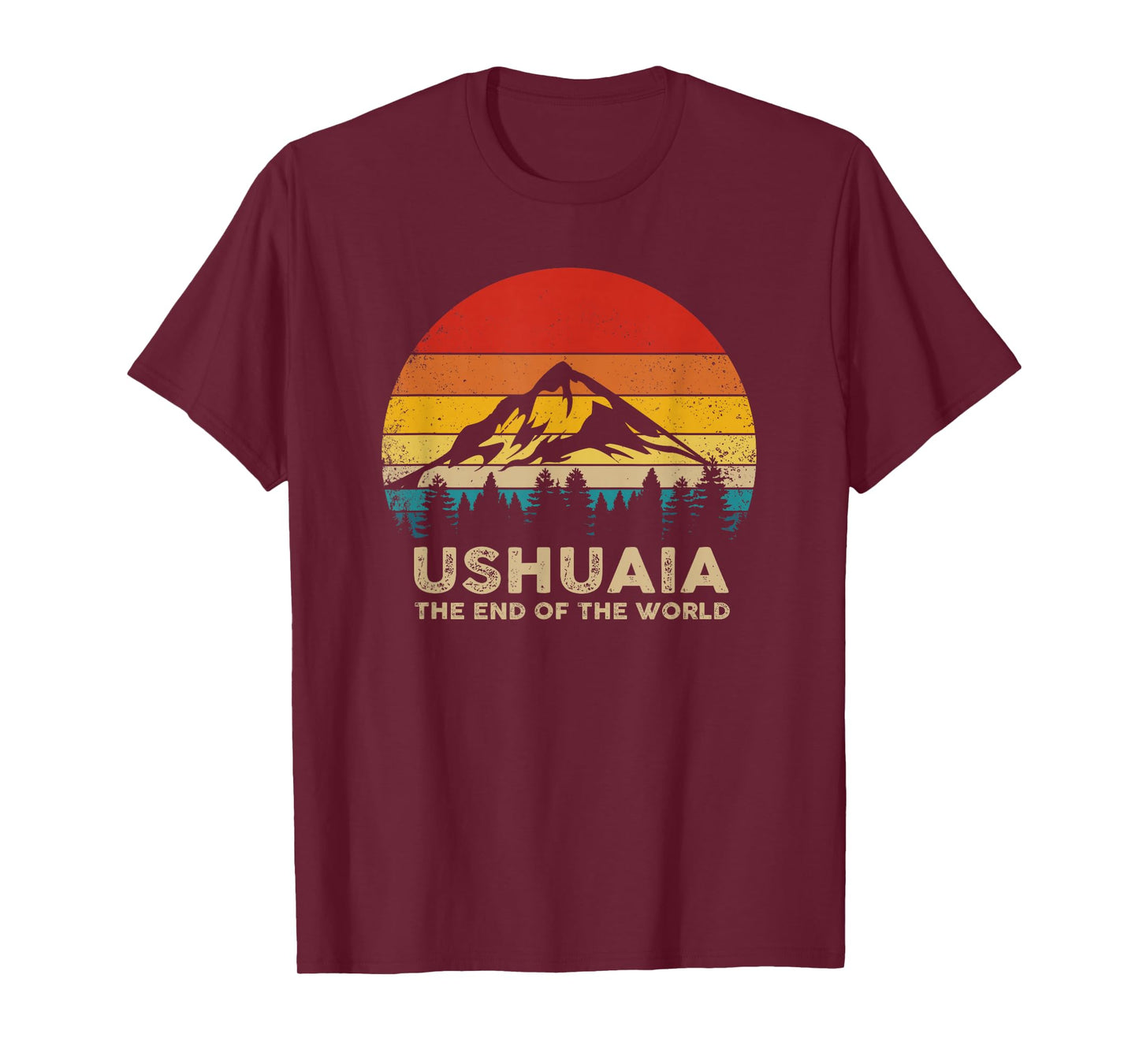 Vintage Ushuaia T-Shirt - Argentina Souvenir T Shirt T-Shirt